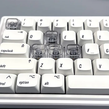 1 шт. прозрачных колпачков для клавиш XDA Прочные колпачки для клавиш 1U Механическая клавиатура для замены игр и набора текста