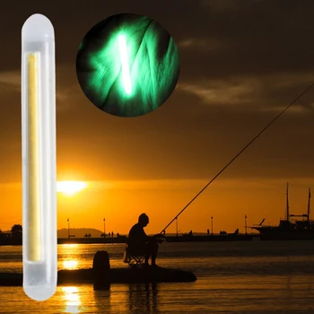 100ШТ Светящийся поплавок для удочки для рыбалки, Портативная Рыболовная Плавающая Удочка, Рыболовное снаряжение
