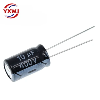 10ШТ Электролитический конденсатор высокого качества 400V10UF 10*17 мм 10 МКФ 400V 10*17 1