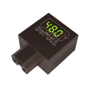2 в 1 EVVoltmeter Измеритель Напряжения DC30-100V Цифровой Вольттестер Электрических Велосипедов USB ChargerSocket для Зарядки мобильного телефона G6KA 1