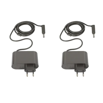 2 шт Адаптер для зарядки EU Plug для пылесоса Dyson V6, V7, V8 DC59, замена адаптера питания зарядного устройства