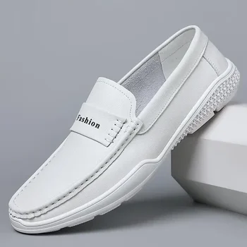 Скидка Мужская деловая обувь на шнуровке, модная роскошная повседневная высококачественная обувь для отдыха из натуральной кожи, удобная трендовая обувь ручной работы > Туфли < Mir-kp.ru 11