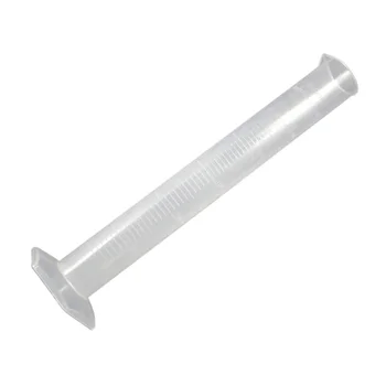 250 мл прозрачный белый пластиковый цилиндр для измерения жидкости с градуировкой для лабораторного набора