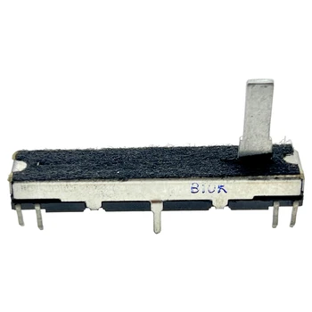 45 мм Потенциометр с прямым скольжением B10K * 2 8PIN для электронного пианино CT-677 Длина вала 15 мм Высокое качество