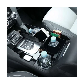 4шт Чехол-органайзер для двери автомобиля для Land Rover Discovery 4 LR4 2013-2016 Многофункциональный лоток для телефона, подстаканник, коробка для хранения