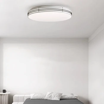 AiPaiTe Скандинавский светодиодный потолочный светильник используется в гостиной, спальне, кабинете, детской комнате, красный / черный дополнительный акриловый потолочный светильник 1
