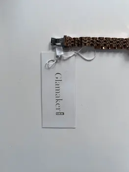 Glamaker, роскошный металлический браслет, сменные ремешки для часов, магнитный ремешок