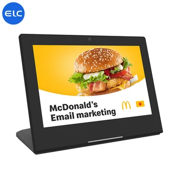 OEM L-образный 10,1-дюймовый сенсорный экран для оценки отзывов клиентов При заказе в ресторане rj45 дополнительно POE NFC настольный Android-планшет