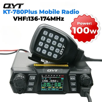 QYT KT-780 Plus Высокой мощности 100 Вт УКВ 136-174 МГц или 75 Вт УВЧ 400-480 МГц Автомобильный радиоприемник/Мобильный приемопередатчик KT780 Long Range Transceiver