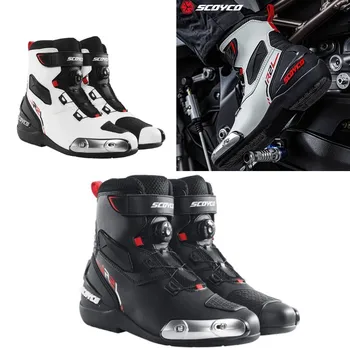 Scoyco MR002-2 Мотоциклетные Ботинки Для верховой езды, Обувь для мотокросса, Обувь для Шоссейных гонок, Botas Para Motociclista Hombre, Мужской Новый продукт R2