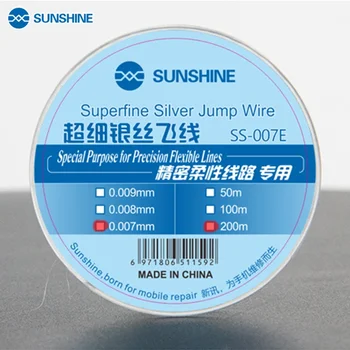 SUNSHINE SS-007E Flying Line Jump Wire 0.007мм 0.009 мм Для Мобильного Телефона CPU Fingerprint Touch Специализированный Ремонт Flying Line 1