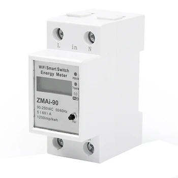 Tuya WIFI Smart Switch Счетчик энергии Телефон Smart Remote Meter Переключатель Таймер Мощность Ваттметр Напряжение Текущий монитор 1