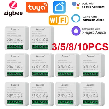 Tuya Zigbee Smart Switch Hub Gateway Поддерживает двустороннее управление Приложением дистанционного управления, работу с Smart Life Alexa Google Home 1
