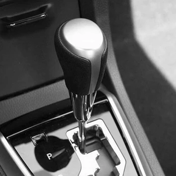 Автоматическая ручка переключения передач автомобиля из искусственной кожи и пластика для Toyota Prius C 2012 2013-2017 Детали интерьера ручки автоматической коробки передач