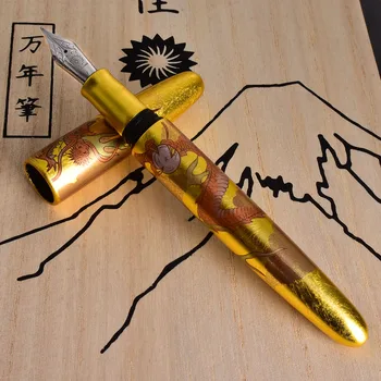Авторучка Wancher Dream Pen Rising Sun Dragon Лак / Urushi / Maki-e / Чернильная ручка ручной работы для письма 1