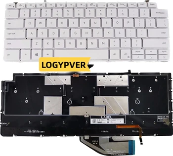 Американская клавиатура для ноутбука Dell XPS 13 7390 2в1 2-в-1 на английском языке с подсветкой NSK-ET0BC