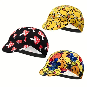 Велосипедная кепка Little Yellow Duck, цветная велосипедная кепка, кепка для бега, спортивная кепка на открытом воздухе