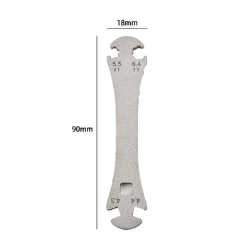 Гаечный ключ для велосипеда 4.3/4.4/5.5/6.4 Серебристо-стальной для Shimano Mavic Высококачественный инструмент для ремонта коррекции затяжки 1