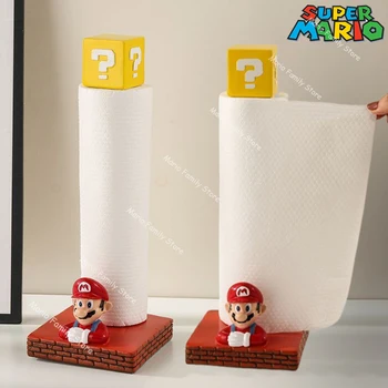 Держатель для бумажных полотенец Super Mario Bros, Аксессуар для рулона бумаги для кухни в стиле Аниме, Салфетка для ванной Комнаты, Держатель для туалетных салфеток, Украшения для рабочего стола 1