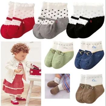 Детские Носки Hooyi, 3 пары Детских Носков, Напольная Обувь Для Новорожденных, Bebe Kids pantufa, Носки для малышей, нескользящие, До колена для девочек 1