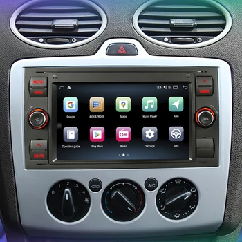 для Ford focus 2004 2005 2006 2007 2008 android автозвук IPS carplay экран автомобильное головное устройство стерео радио мультимедийный плеер gps 1