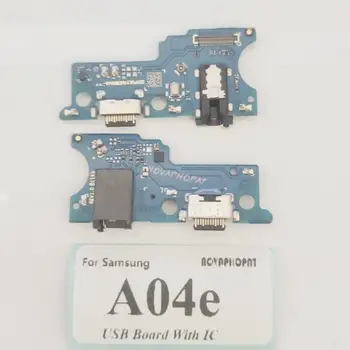 Для Samsung Galaxy A04/A04E/A04S USB Док-станция Зарядное Устройство Порт Штекер Аудиоразъем Для наушников Микрофон Гибкий Кабель Зарядная плата 1
