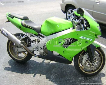 Зеленый Комплект Обтекателей Для мотоцикла Kawasaki ZX9R 02 03 Ninja ZX-9R 2002 2003 ZX 9R Комплект Обтекателей кузова (Литье под давлением)