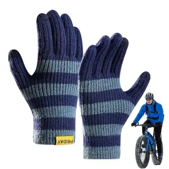Скидка Перчатки для верховой езды зимние перчатки из искусственной кожи для холодной погоды, ветрозащитные и водонепроницаемые, мягкие уютные перчатки для езды на велосипеде, сохраняющие тепло > Велоспорт < Mir-kp.ru 11