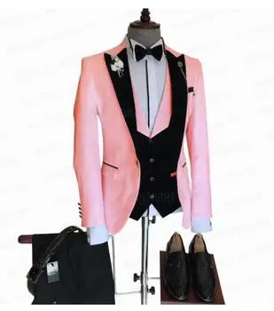 Скидка Мужские деловые брюки, прямые штанины, против морщин, одноцветное изделие, средняя талия, утолщенные плюшевые эластичные карманы, мужские офисные брюки для костюмов, брюки > Костюмы и блейзеры < Mir-kp.ru 11