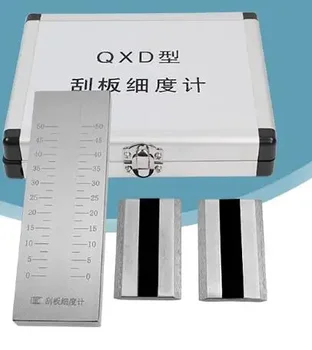 Измеритель тонкости скребка из нержавеющей стали, пластина с одной канавкой, датчик тонкости QXD 0-25-50-100 мкм, опция 1