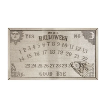 Календарь на Хэллоуин, табличка с обратным отсчетом на Хэллоуин, веселое и праздничное украшение для дома или офиса, праздничный обратный отсчет