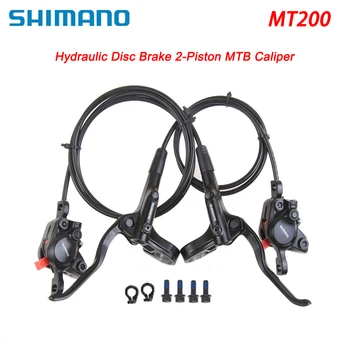 Комплект Гидравлических дисковых Тормозов Shimano MT200 Горный Горный Велосипед MT201 M315 Содержит Рычаг Тормоза MT200 Rotor RT56 Sram A1 HS1 G3 160 мм