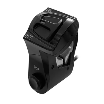 Контроллер Звуковой переключатель Фары Пластиковая фара 12V-72V 1500 мм Велосипед Черные велосипедные детали для замены DK240