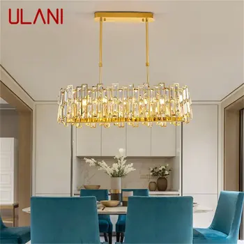 Люстры ULANI Gold, современные подвесные светильники из хрусталя в виде ветвей, домашняя светодиодная лампа для украшения столовой 1
