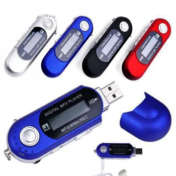 Мини-USB 4 ГБ MP3-плеер, цифровой ЖК-экран, поддержка 32G TF-карты, FM-радио с функцией FM, портативный Mp3-плеер 1