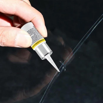 Набор для восстановления царапин на экране автоокна своими руками Обновление инструмента для ремонта трещин на лобовом стекле автомобиля Клей для отверждения стекла Автоаксессуары