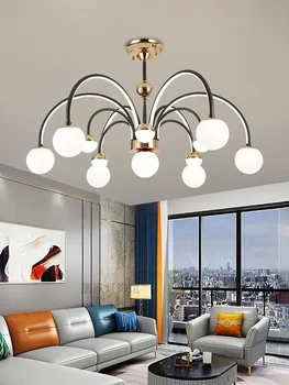 Новая люстра-светильник в гостиной Современный минималистичный и великолепный домашний минималистичный главный светильник Nordic
