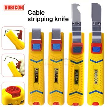 Нож для зачистки проводов кабеля RUBICON Нож Электрика Прямой и Изогнутый Нож для зачистки и пилинга R10160 R10270 R10281 R10280 1