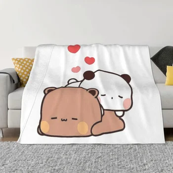 Переносные теплые одеяла BEAR PANDA HUG Bubu и Dudu для постельных принадлежностей в путешествиях 1