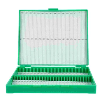 Пластиковая Коробка Для Хранения Слайдов Multi Slots Microscope Slide Box для Лабораторий и Школы 1