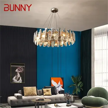 Подвесной светильник BUNNY Crystal в постмодернистском стиле, роскошный светодиодный светильник, Декоративный для дома, гостиной