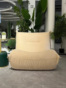 Простое современное кресло для отдыха, фасонный хлопковый ленивый диван, дизайнерское кресло с откидной спинкой caterpillar
