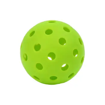 Светящийся мяч для пиклбола с 40 маленькими точно просверленными отверстиями 74 мм для кортов 1