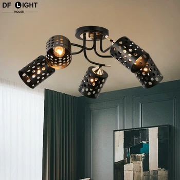 Скандинавские люстры Хромированный потолочный светильник для гостиной светодиодные люстры для спальни кухонные светильники декор комнаты подвесной светильник 1