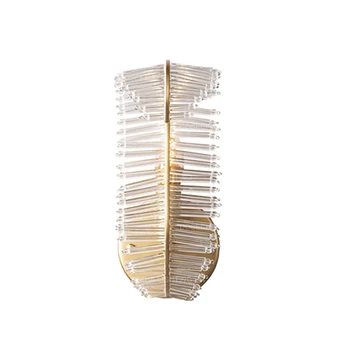 Скандинавский золотой настенный светильник со стеклом для гостиной E14 держатель лампы декоративные листья настенное бра современный настенный светильник для спальни 1