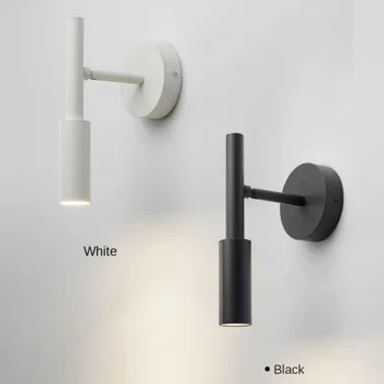 Современный винтажный прикроватный настенный светильник Led Nordic Регулируемые настенные светильники LED Light Гостиная спальня Освещение ванной комнаты Украшение