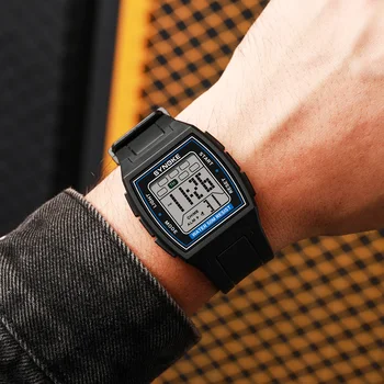 Цифровые часы SYNOKE New Fashions, водонепроницаемые электронные часы в простом стиле, военно-спортивные наручные часы, будильники 1