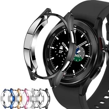 Чехол для Samsung Galaxy watch Galaxy watch 4 44 мм/40 с покрытием из ТПУ, универсальная защита экрана от падения, защитная крышка 4 classic 46 мм/42 мм 1