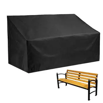 Чехол для уличного дивана, чехлы для скамеек во внутреннем дворике Для водонепроницаемой защиты от ультрафиолета, чехол для садовой скамейки, защищающий мебель для скамеек от солнца и ветра