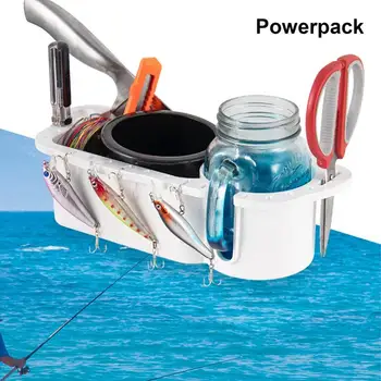 Ящик для хранения морской рыбалки, боковая коробка для рыболовных снастей, Набор инструментов для рыболовного снаряжения с морским креплением, держатель для чашек, аксессуары для хранения